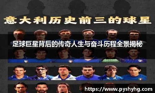 足球巨星背后的传奇人生与奋斗历程全景揭秘